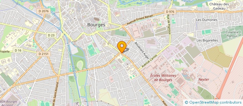localisation de l'entreprise ULTREIA  BOURGES