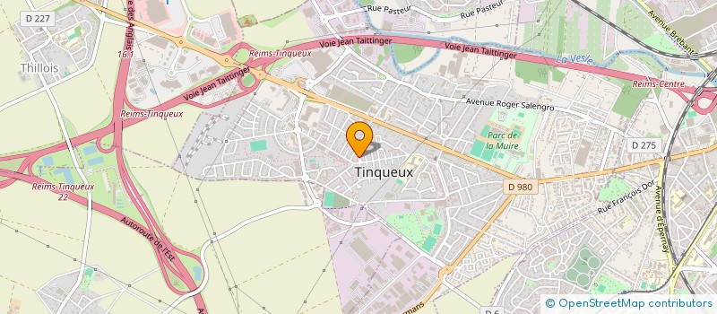 localisation de l'entreprise ULTREM  TINQUEUX