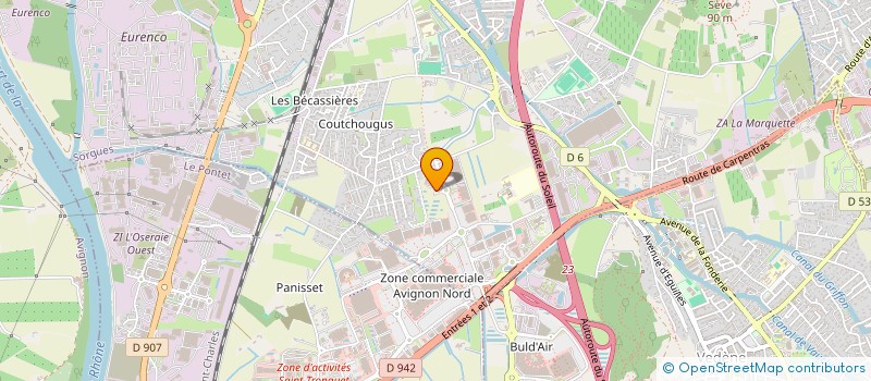 localisation de l'entreprise ULTRON TECHNOLOGY  SORGUES