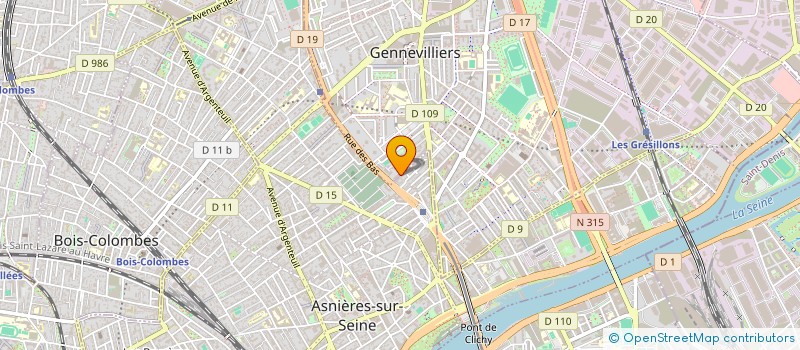 localisation de l'entreprise ULTRONUM SOLUTIONS  GENNEVILLIERS