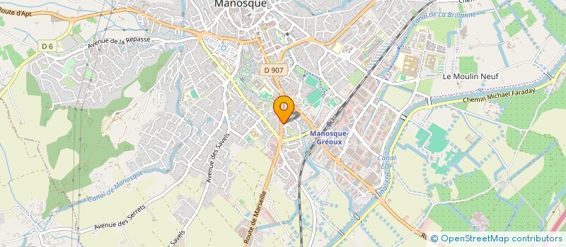 localisation de l'entreprise ULUDAG  MANOSQUE