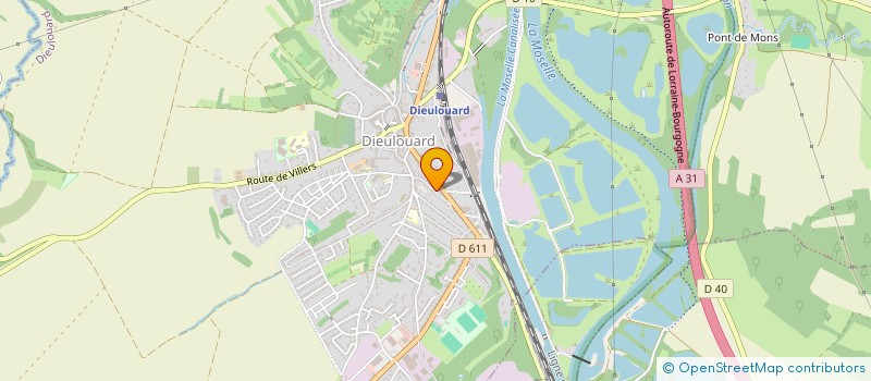 localisation de l'entreprise ULUER  DIEULOUARD