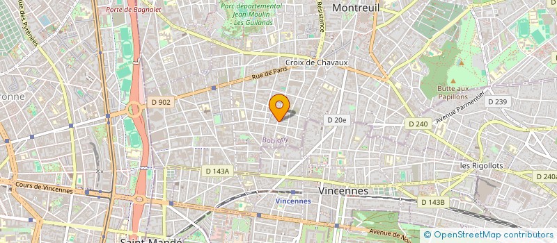 localisation de l'entreprise ULULATO à MONTREUIL