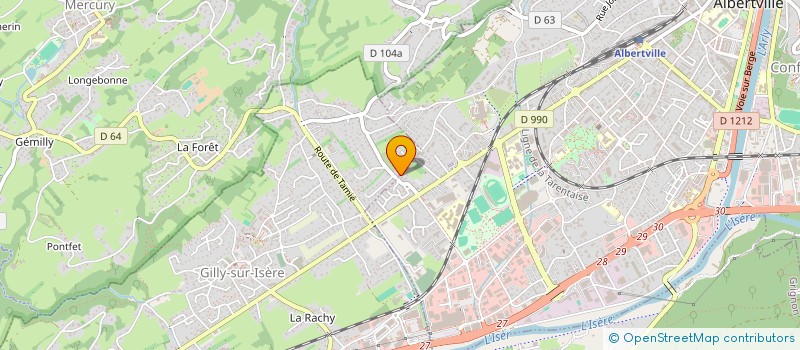 localisation de l'entreprise ULUNIVANUA  ALBERTVILLE