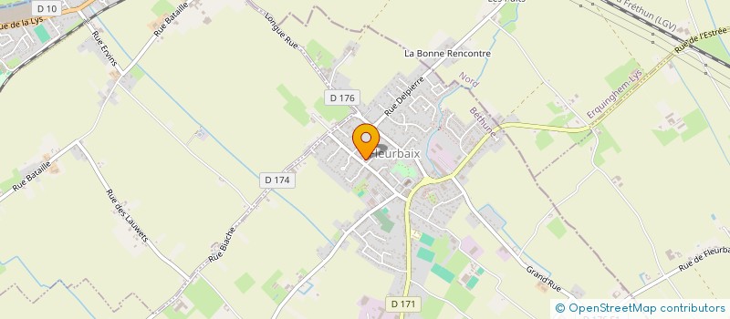 localisation de l'entreprise ULY  FLEURBAIX