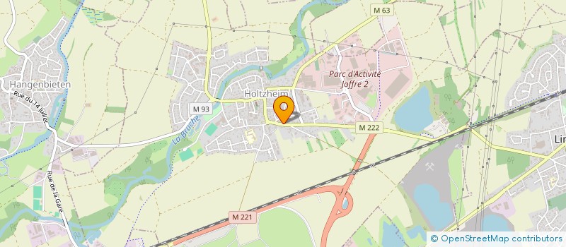 localisation de l'entreprise ULYA-IMMO  HOLTZHEIM