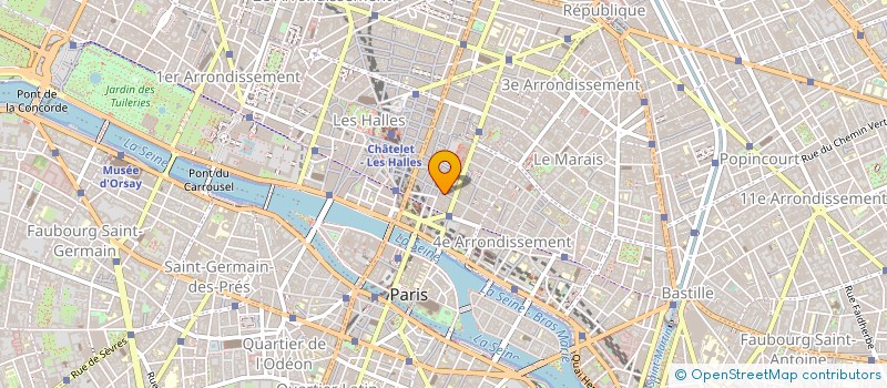 localisation de l'entreprise ULYSSE à PARIS