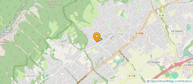 localisation de l'entreprise ULYSSE à SAINT-ISMIER