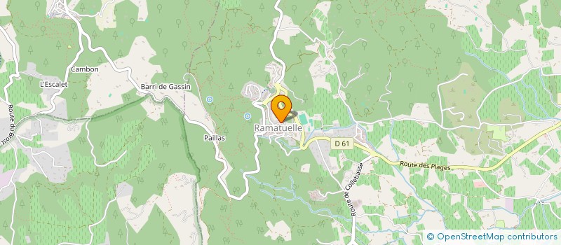 localisation de l'entreprise ULYSSE  LA CROIX-VALMER