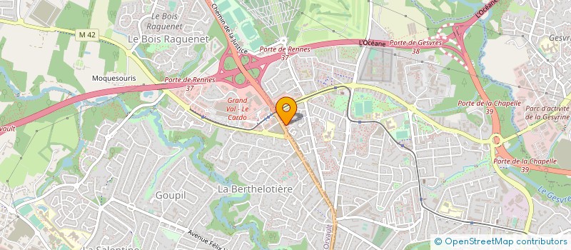 localisation de l'entreprise ULYSSE à NANTES