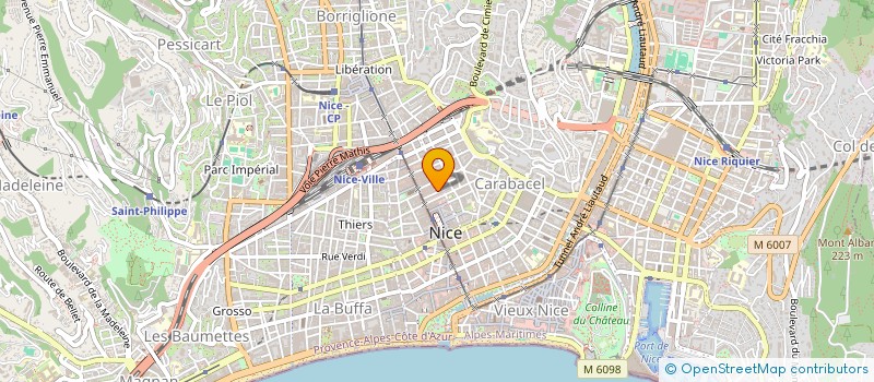 localisation de l'entreprise ULYSSE à NICE