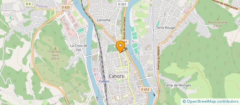 localisation de l'entreprise ULYSSE  CAHORS