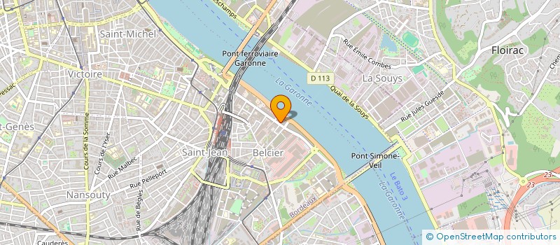 localisation de l'entreprise ULYSSE  BORDEAUX