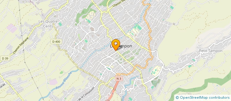 localisation de l'entreprise ULYSSE  LE TAMPON