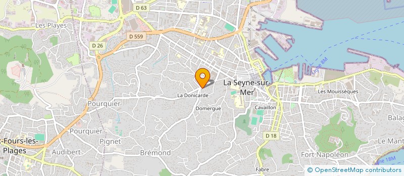 localisation de l'entreprise ULYSSE à LA SEYNE-SUR-MER