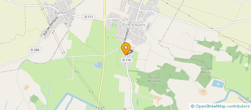 localisation de l'entreprise ULYSSE  CIRE-D'AUNIS