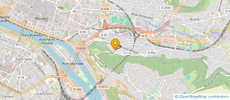 localisation de l'entreprise ULYSSE  ROUEN