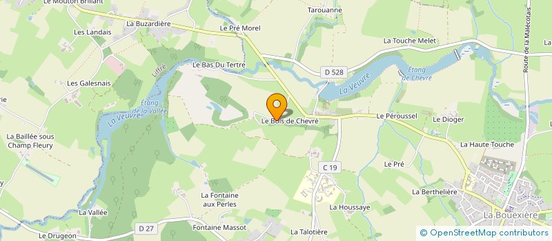 localisation de l'entreprise ULYSSE 89 à LA BOUEXIERE