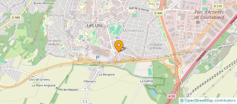 localisation de l'entreprise ULYSSE à LES ULIS