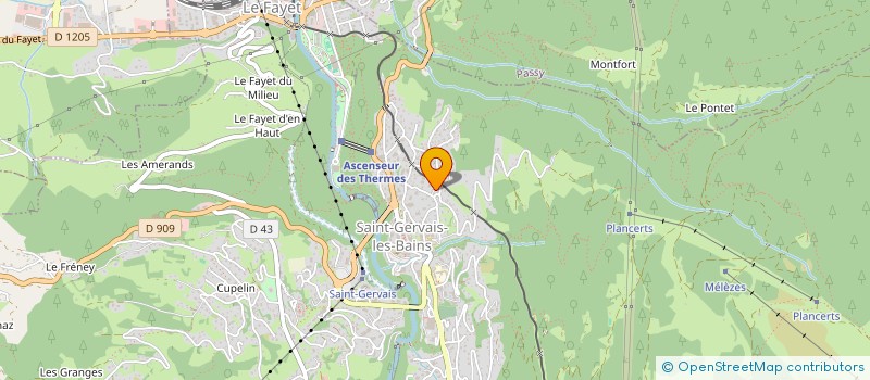 localisation de l'entreprise ULYSSE  SAINT-GERVAIS-LES-BAINS