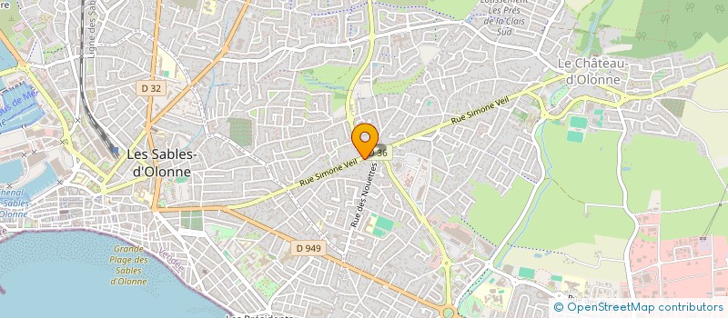 localisation de l'entreprise ULYSSE + à LES SABLES-D'OLONNE