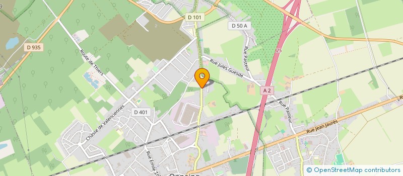 localisation de l'entreprise ULYSSE  ONNAING