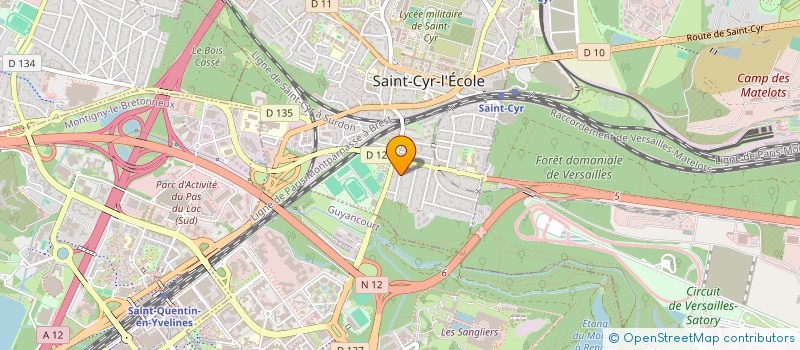 localisation de l'entreprise ULYSSE  SAINT-CYR-L'ECOLE