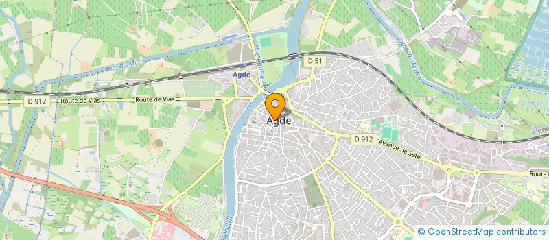 localisation de l'entreprise ULYSSE  AGDE