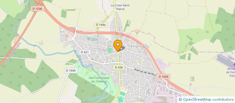 localisation de l'entreprise ULYSSE A.J.A.O  FONTENAY-TRESIGNY