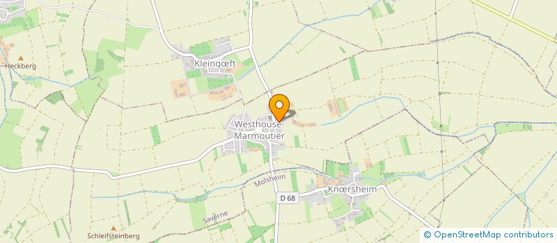 localisation de l'entreprise ULYSSE COMMUNICATION  WESTHOUSE-MARMOUTIER