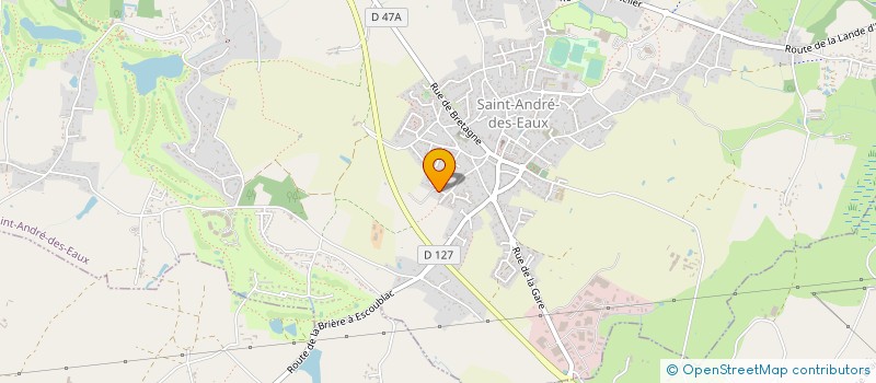 localisation de l'entreprise ULYSSE CONSEIL à SAINT-ANDRE-DES-EAUX