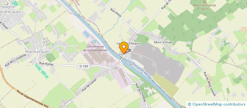 localisation de l'entreprise ULYSSE D'ASQUIN  RENESCURE