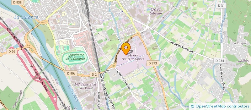 localisation de l'entreprise ULYSSE DEVELOPPEMENT IMMOBILIER  CAVAILLON