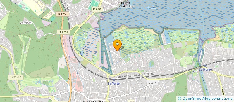 localisation de l'entreprise ULYSSE DU CANELOT à LA TESTE-DE-BUCH