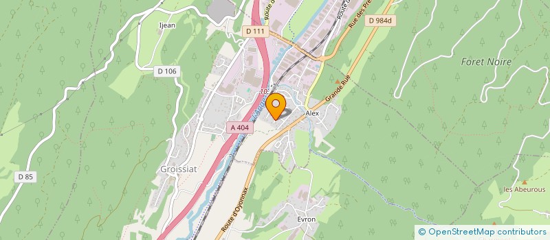localisation de l'entreprise ULYSSE ET NINA à GROISSIAT