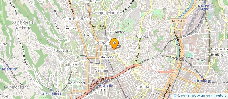 localisation de l'entreprise ULYSSE ET PENELOPE à NICE