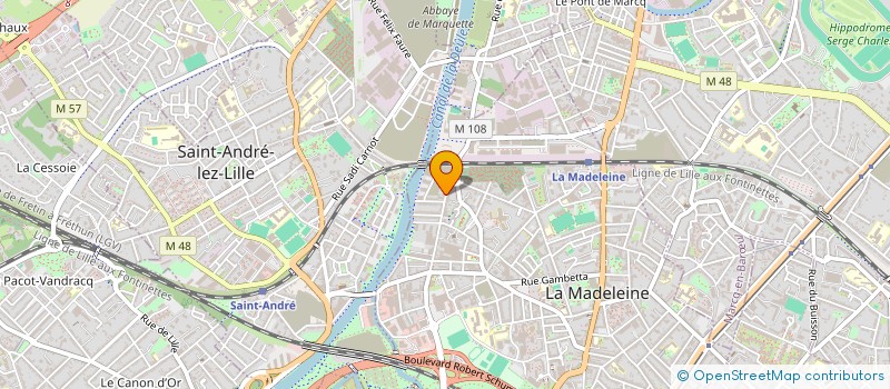 localisation de l'entreprise ULYSSE ET RAPHAEL  LA MADELEINE