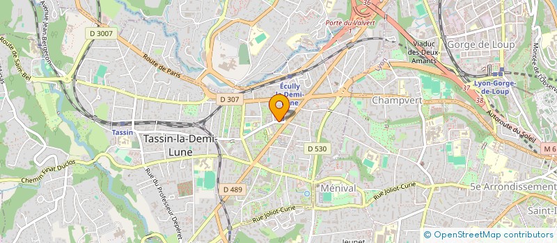 localisation de l'entreprise ULYSSE & FILS  TASSIN-LA-DEMI-LUNE