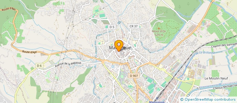 localisation de l'entreprise ULYSSE FINANCE à MANOSQUE