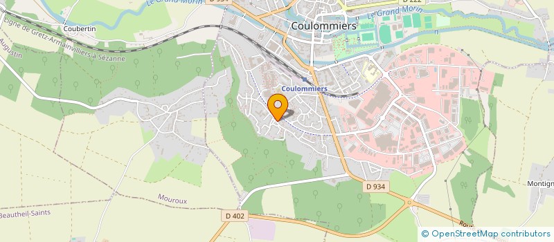 localisation de l'entreprise ULYSSE PHARMA à COULOMMIERS
