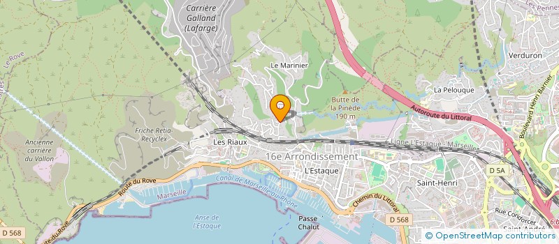 localisation de l'entreprise ULYSSE PRODUCTIONS  MARSEILLE