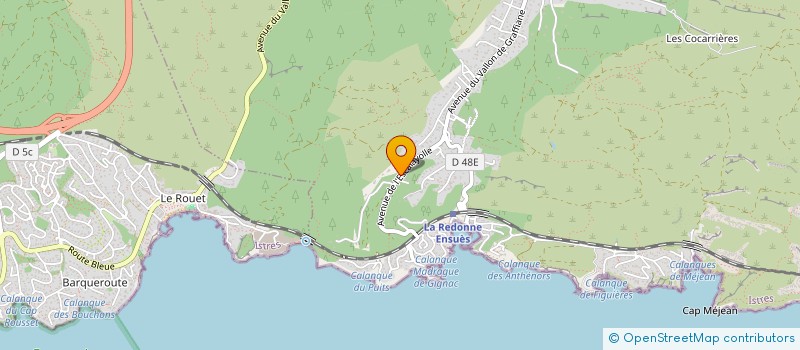 localisation de l'entreprise ULYSSE SOFA  ENSUES-LA-REDONNE