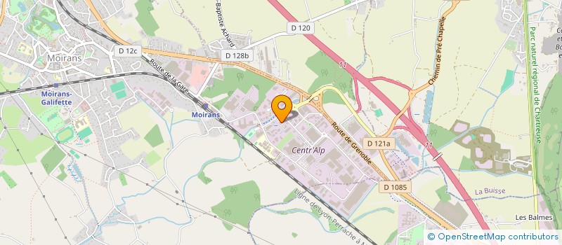 localisation de l'entreprise ULYSSE SOLUTIONS à MOIRANS