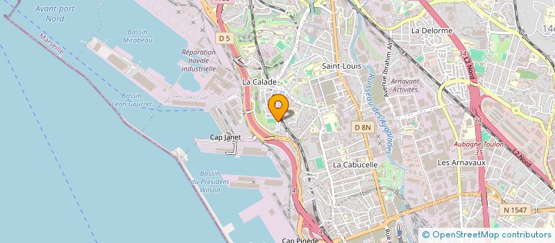 localisation de l'entreprise ULYSSE TRANS à MARSEILLE 15