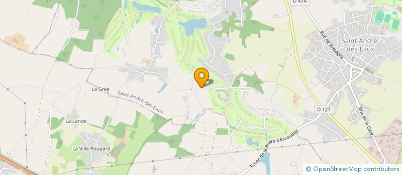 localisation de l'entreprise ULYSSES  SAINT-ANDRE-DES-EAUX