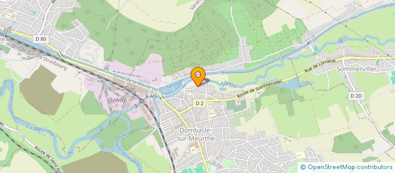 localisation de l'entreprise UM  DOMBASLE-SUR-MEURTHE