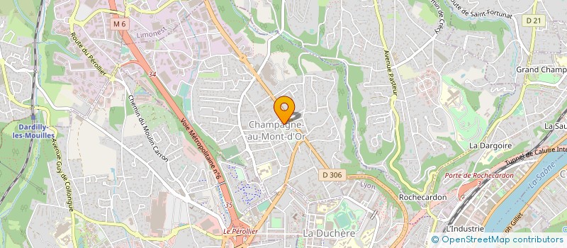 localisation de l'entreprise UM CONSEIL  CHAMPAGNE-AU-MONT-D'OR