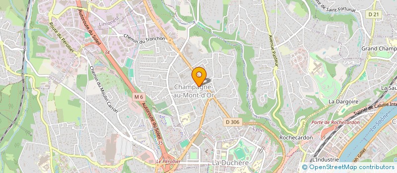 localisation de l'entreprise UM INVEST à CHAMPAGNE-AU-MONT-D'OR