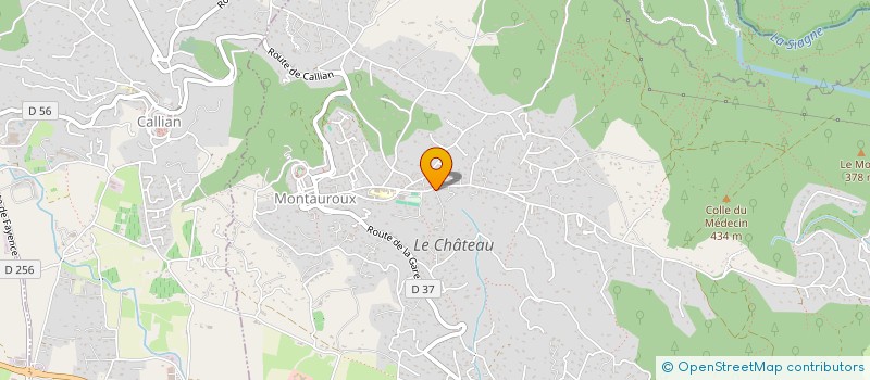 localisation de l'entreprise UMA  MONTAUROUX