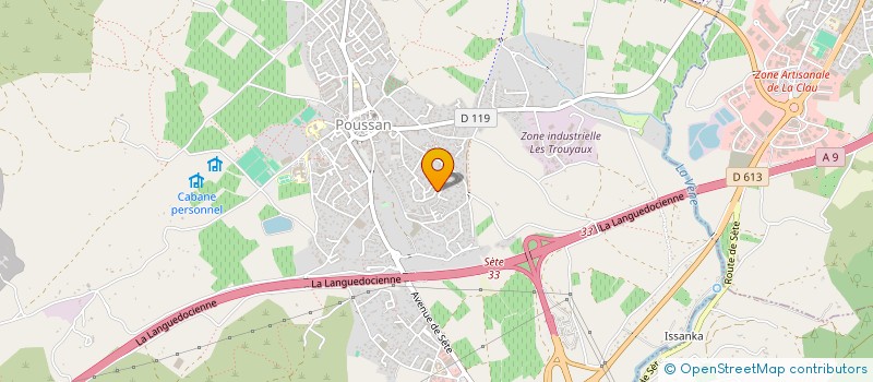 localisation de l'entreprise UMA  POUSSAN